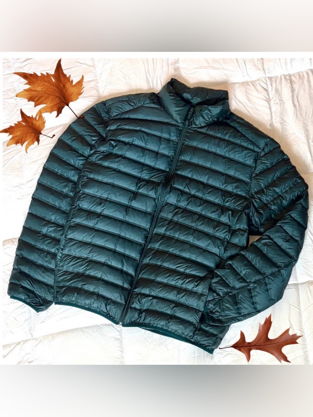 Lesmart Men's Ultralight Packable Down Jacket - Green 3XL  RETAILS $60!